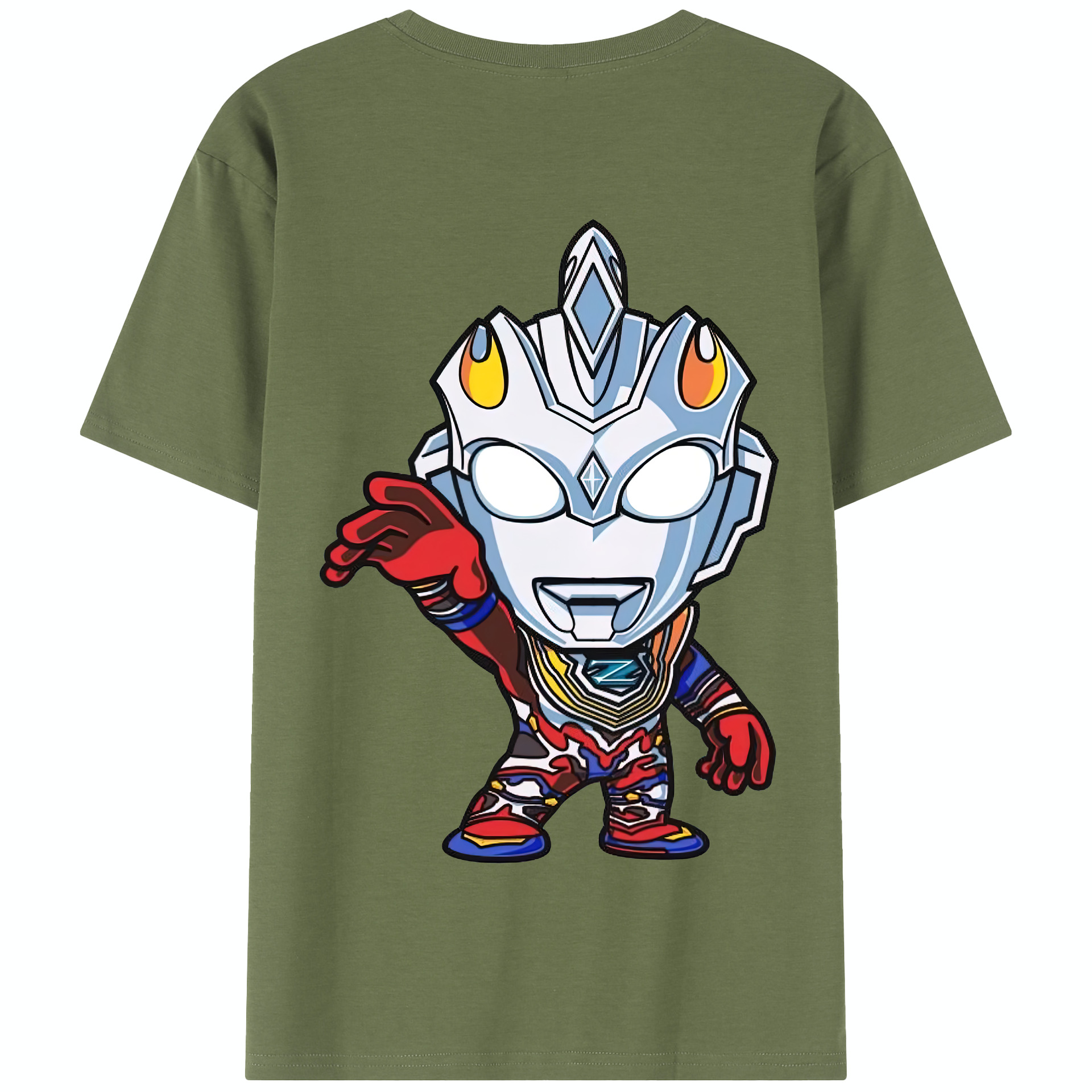 （画像用） ウルトラマン Ultraman 綿100％半袖Tシャツ（背面プリント）
